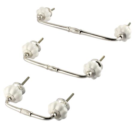 Ceramic Bridge Cabinet Handles