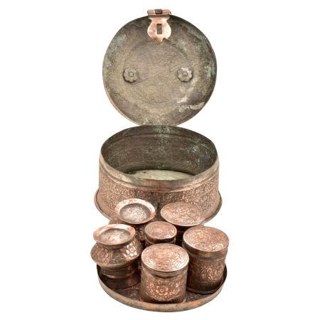 Vintage Large Islamic Mughal Pandan Betel Box