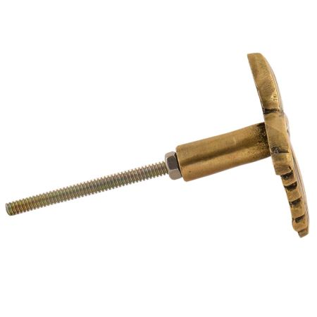Brass Betal Leaf Shape Drawer Knob