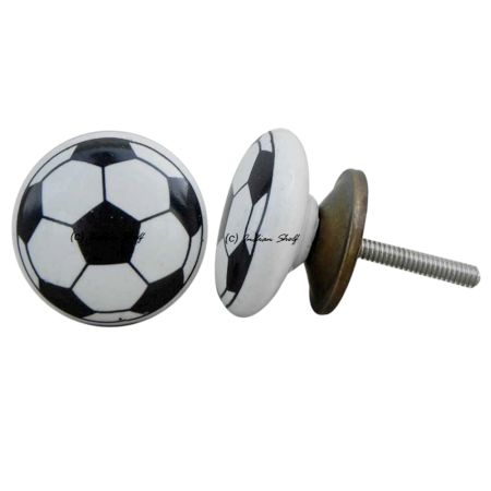 Soccer Ceramic Knob