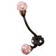 Red Floral Iron Hooks-EHG-72