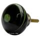 Black with Green Centre Knob