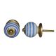 Blue Swirl Knob, Small