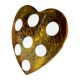 Golden Heart Drawer Knobs