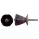 Purple Glass Tulip Knob