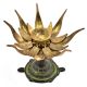 Bronze Lotus Candle Stand