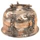 Copper Dome Shaped Indian Betal Nut Box With Handle
