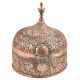 Copper Engraved Betel Box in Stupa-form with Internal Copper Containers