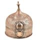 Handcrafted Stupa Form Repousse Decoration Copper Paandan With Lock Handle
