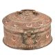 Hand Etched Spiral Jali Design Betal Nut box With Lock Handle