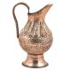 Copper Traditional Repousse Water Pitcher Jug