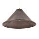 Black Conical Shaped Rustic Metal Lamp Shade