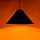 Black Conical Shaped Rustic Metal Lamp Shade