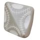 Cream Square Knob