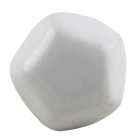 Solid White Octagon Ceramic Knobs Online