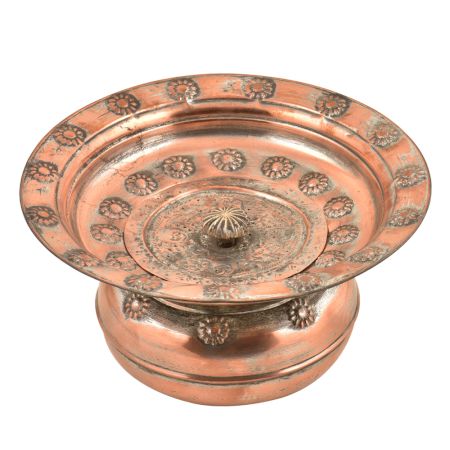 Copper Home Decor Spitoon Bowl With Lid