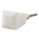 White Stone Square Dresser Knobs Online