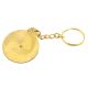 Big Flower Vintage 40 Years Calender Brass Keychain