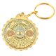Big Flower 40 Year Perpetual Calendar Keychain With Scalloped Edges