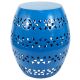 Floral Stool Blue