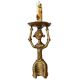 Dhokra Half Sitting Tribal Lady Candle Stand