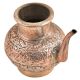 Engraved Leaves Design Engraved Copper Water Pot With A Spout