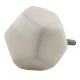 Solid Cream Octagon Ceramic Knobs Online