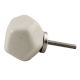 Solid Cream Octagon Ceramic Knobs Online