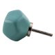 Solid Sea Green Octagon Ceramic Knobs Online