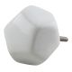 Solid White Octagon Ceramic Knobs Online