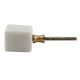White Stone Square Dresser Knobs Online