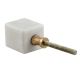 White Stone Square Dresser Knobs Online