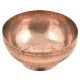 Hand Engraved Floral Borders Copper Bowl 