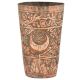  Copper Finely Engraved Islamic Lassi Cup