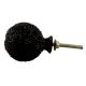 Black Glass Beads Cabinet Knobs