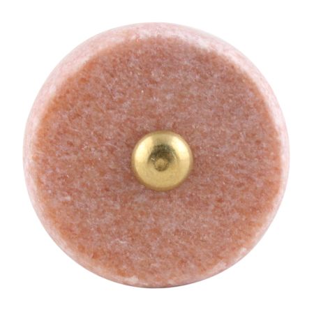 Light Pink Stone Flat Dresser Knob Online