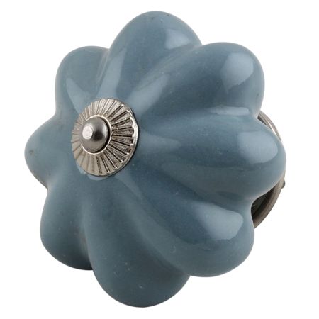 Solid Grey Big Ceramic Cabinet Knobs Online
