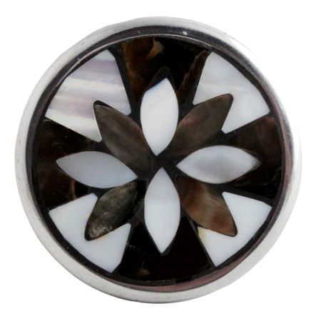 Mixed Shell Floral Metal Knobs Online
