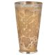 Handmade Flowers Etched Brass Punjabi Glass
