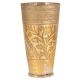 Hand Carved Floral Carved Punjabi Brass Lassi Glass