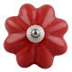 Solid Red Big Ceramic Dresser Knobs Online