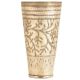 Leaves Engraved Border Design Brass North Indian Glass
