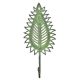Brass leafy Flower Design Wall Hook With Patina