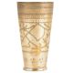 Jai Leaves Carved Old Brass Handmade Lassi Glass