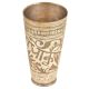 Traditional Radha Krishna Carved Brass Lassi Glass Or Tumbler