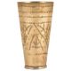 Old Vintage Brass Lassi Glass Home Decor Collectible