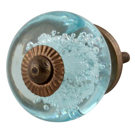 Light Blue Bubble Cabinet Knobs