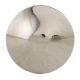 Silver Brass Round Knobs