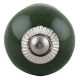 Solid Dark Olive Green Small Ceramic Cabinet Knob Online