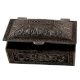 Metal Floral Square Small Storage Box